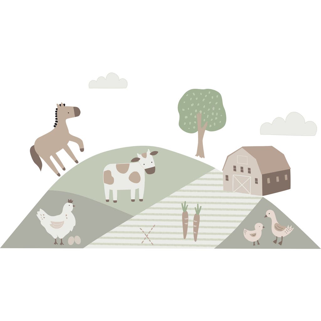 Bedtime Originals Farmyard Friends Wall Decals/Stickers - Horse/Cow/Barn in Multicolor  product
