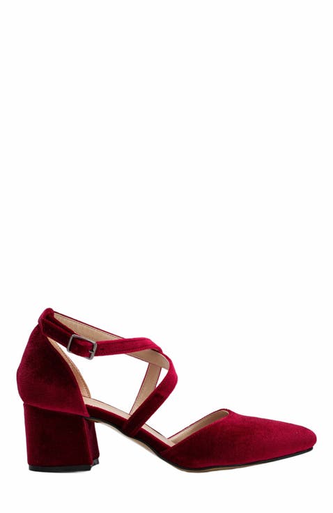 Dolly Low Block Heel Pumps