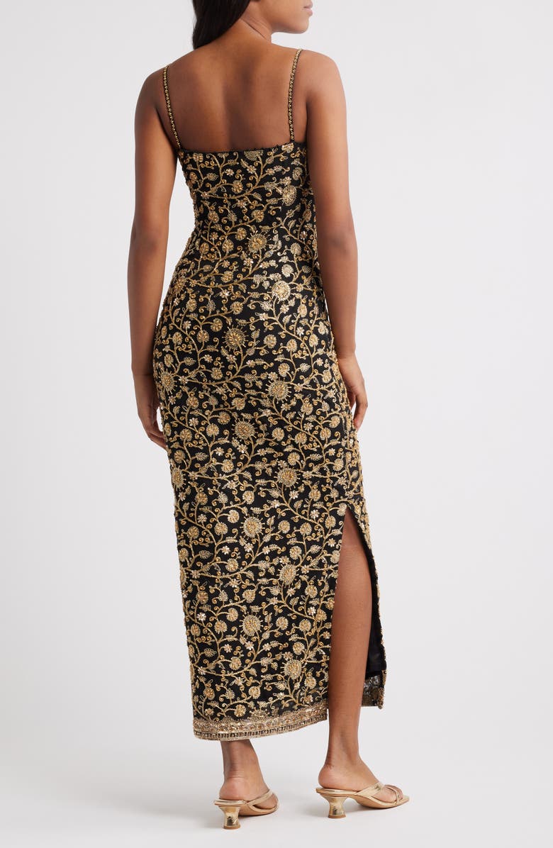 Sani Keya Embellished Cocktail Dress, Alternate, color, 