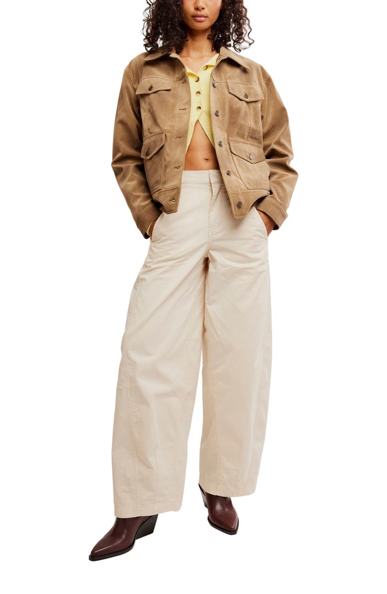 Free People Rylee Wide Leg Chinos, Alternate, color,