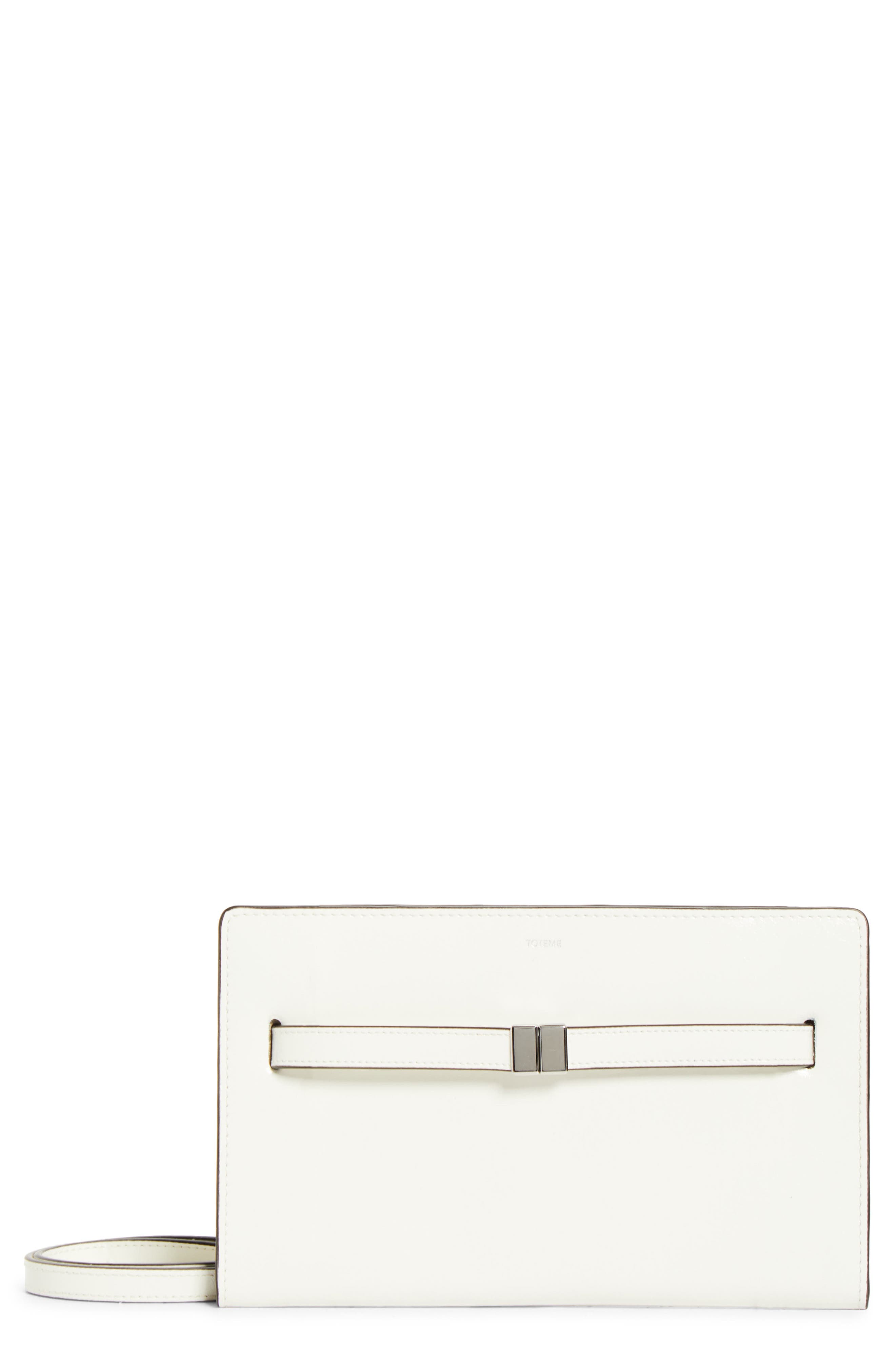 Belted Crossbody Bag, Main, color, OFF-WHITE