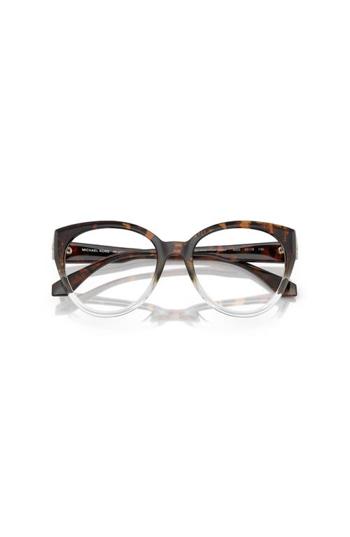 Michael Kors 52mm Round Optical Glasses In Multi