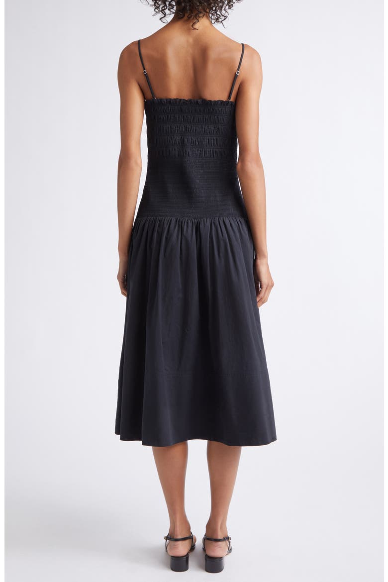 Serenel Smock Sundress, Alternate, color, BLACK