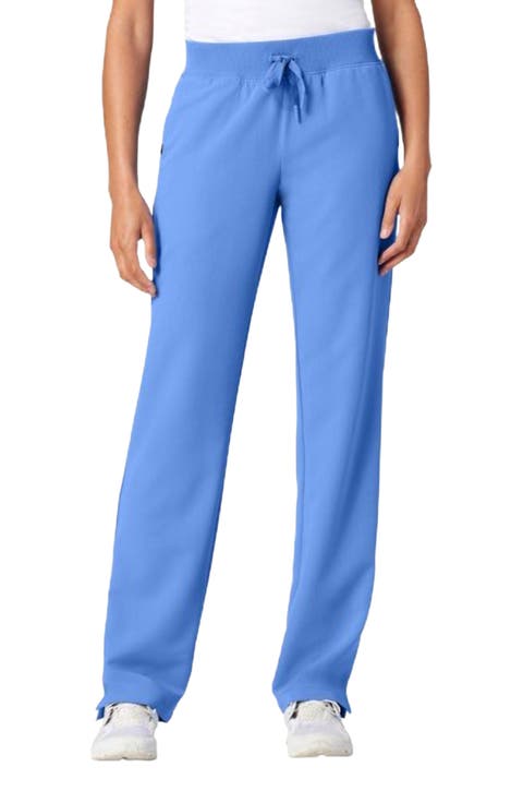 Xenos Women's 5-Pocket Classic Mid-Rise Scrub Pant