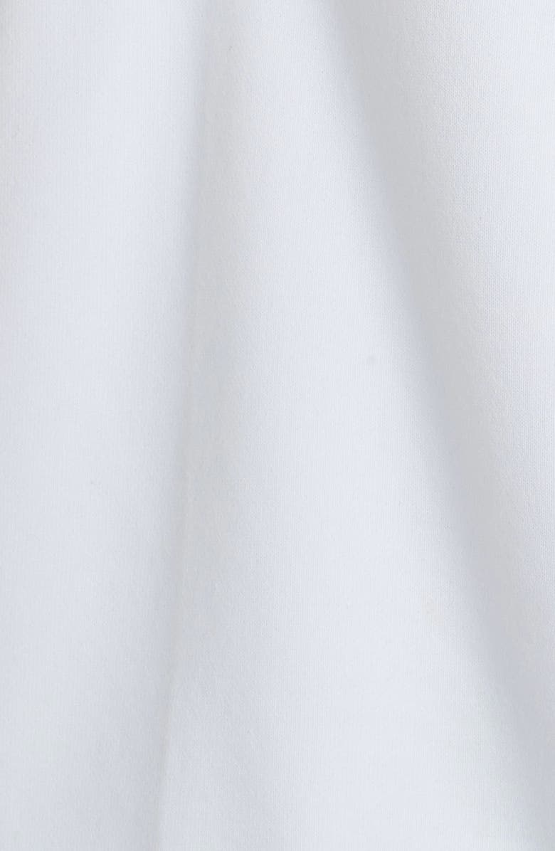 Moncler Logo Half Zip French Terry Hoodie, Alternate, color, 