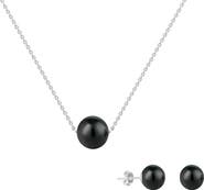 Donatello Gian Sterling Silver Shell Pearl Jewelry Set