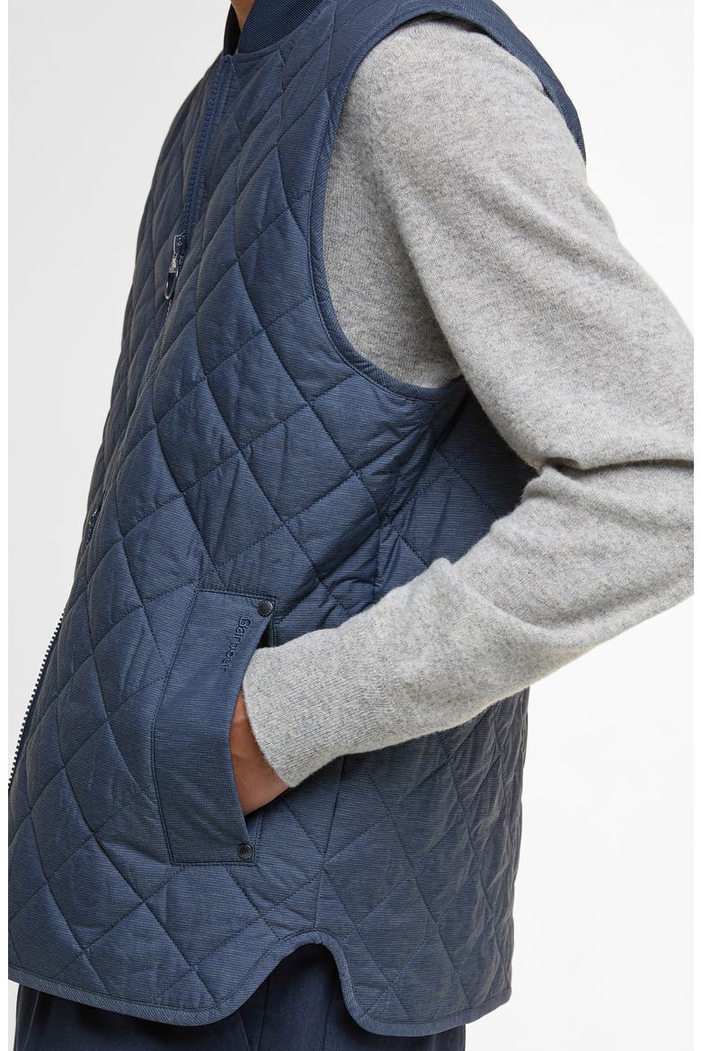 Tyneport Quilted Vest, Alternate, color, NAVY