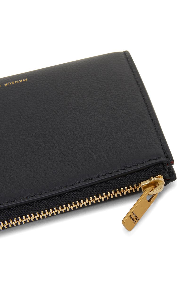 Mansur Gavriel Leather Compact Zip Wallet, Alternate, color,