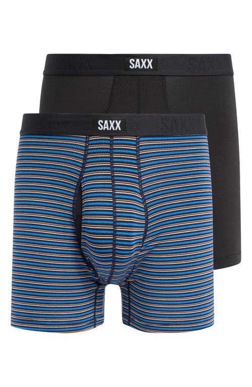 Saxx Assorted 2-pack Vibe Xtra Soft Comfort Boxer Briefs In Multi