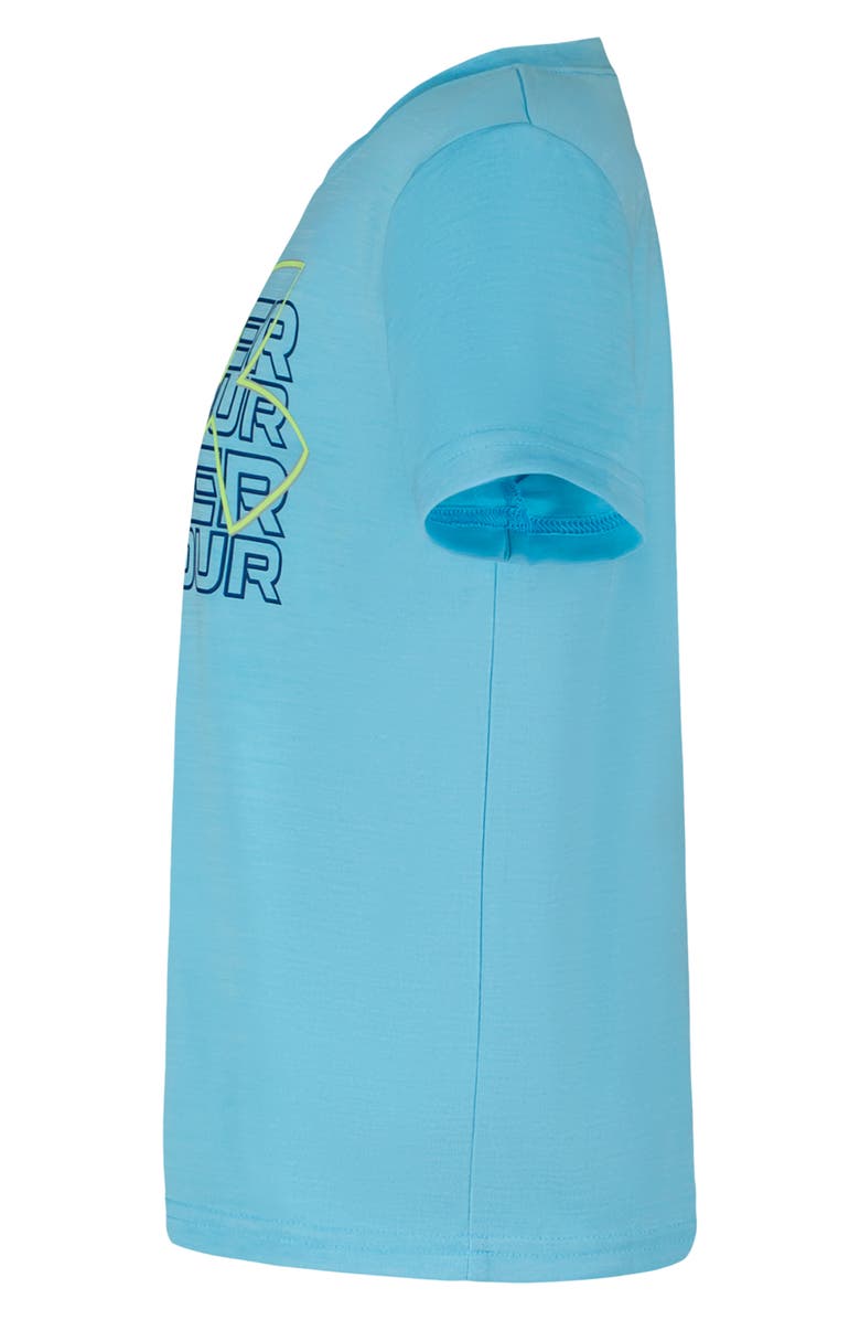 Under Armour Kids' UA Twist Breakout Performance Graphic T-Shirt, Alternate, color, Fresco Blue