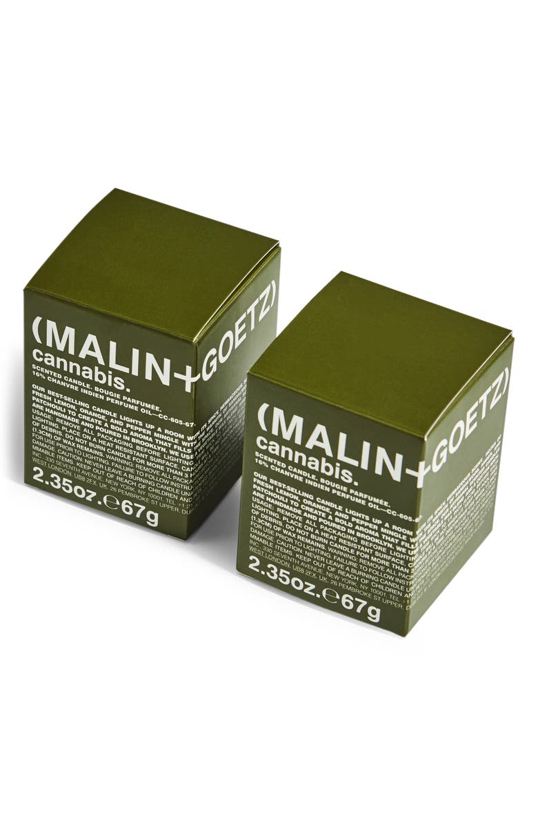 MALIN+GOETZ Cannabis Votive Candle Duo (Nordstrom Exclusive) USD $40 Value, Alternate, color, 