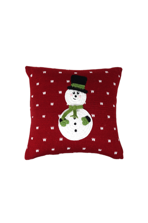 10" Snowman Pillow