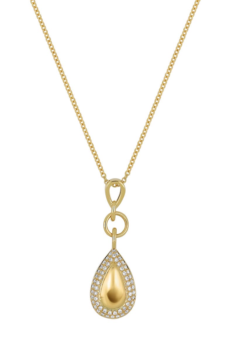 Bony Levy Cleo Teardrop Pendant Necklace, Main, color, 18K Yellow Gold