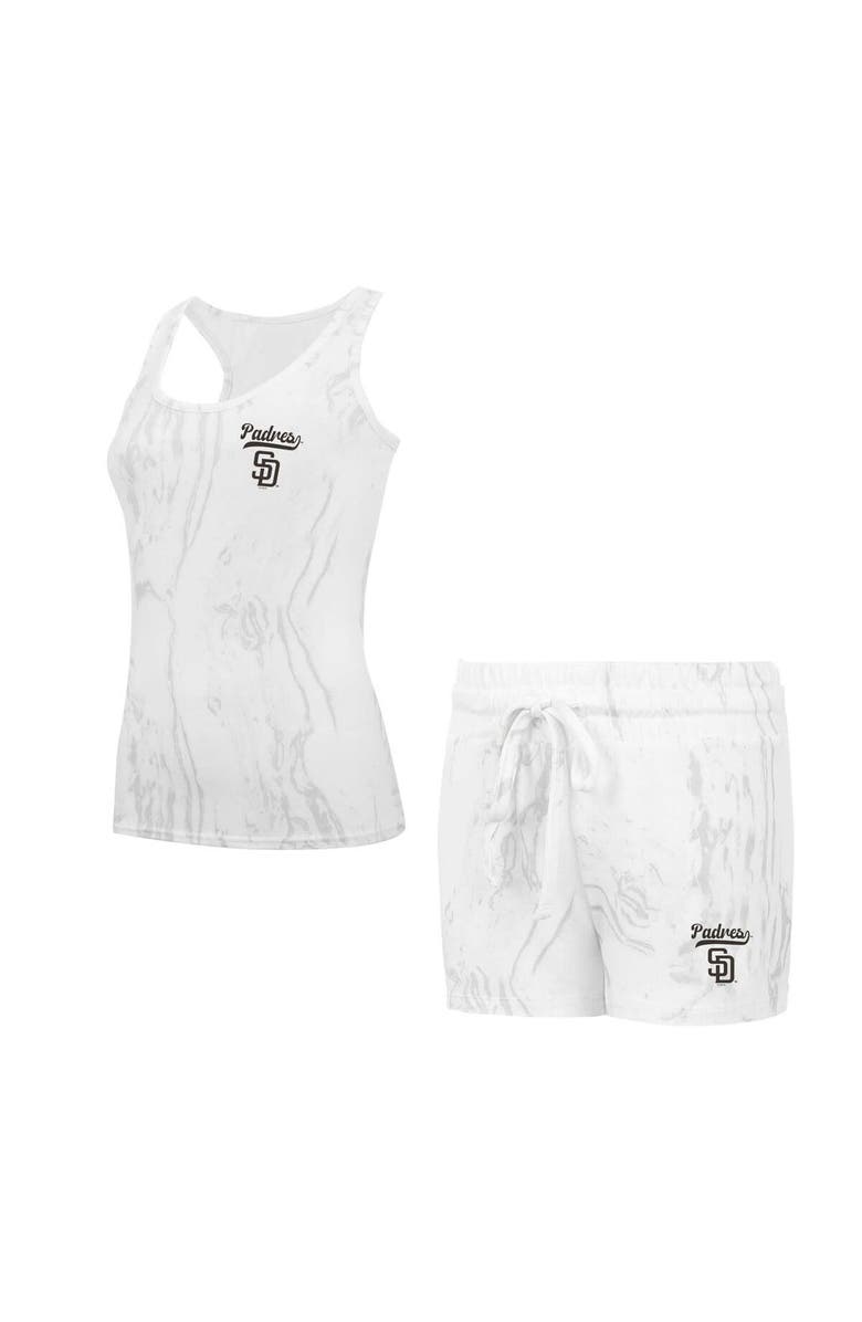 CONCEPTS SPORT Women's Concepts Sport San Diego Padres Quartz Tank Top & Shorts Set, Alternate, color, Cream