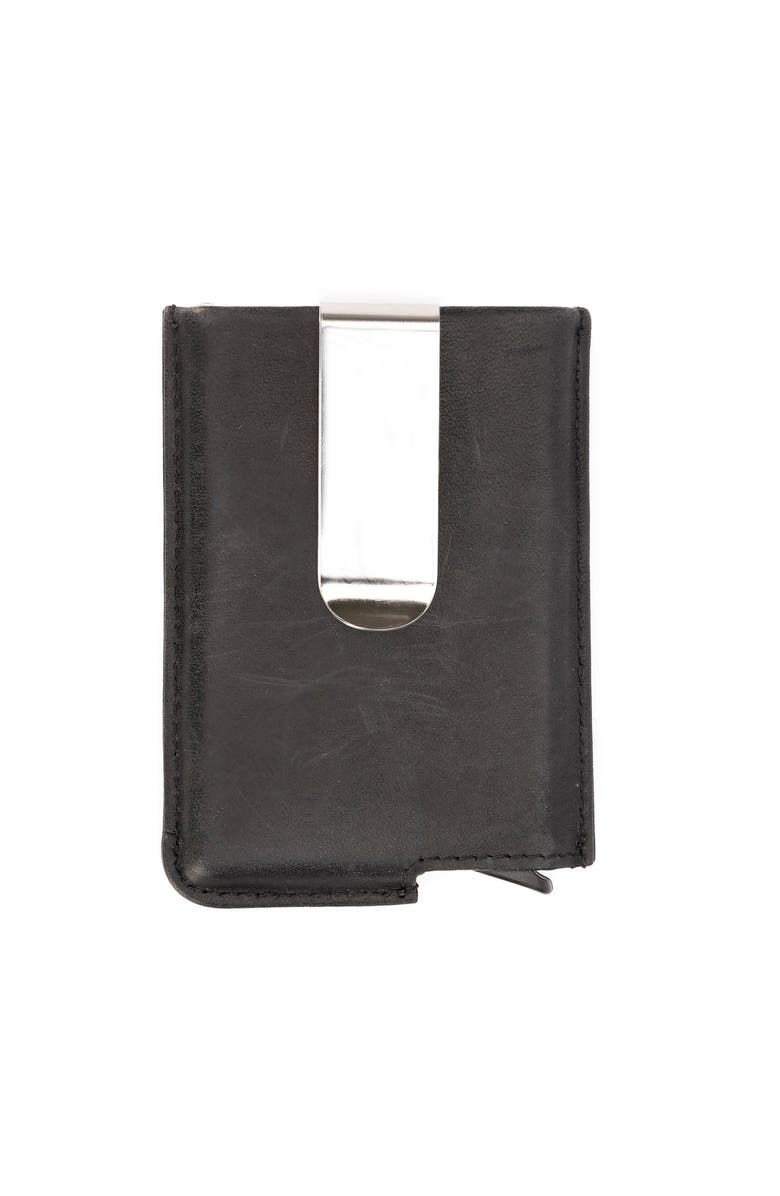 Velez Leather Mini wallet Document Holder, Alternate, color, Black