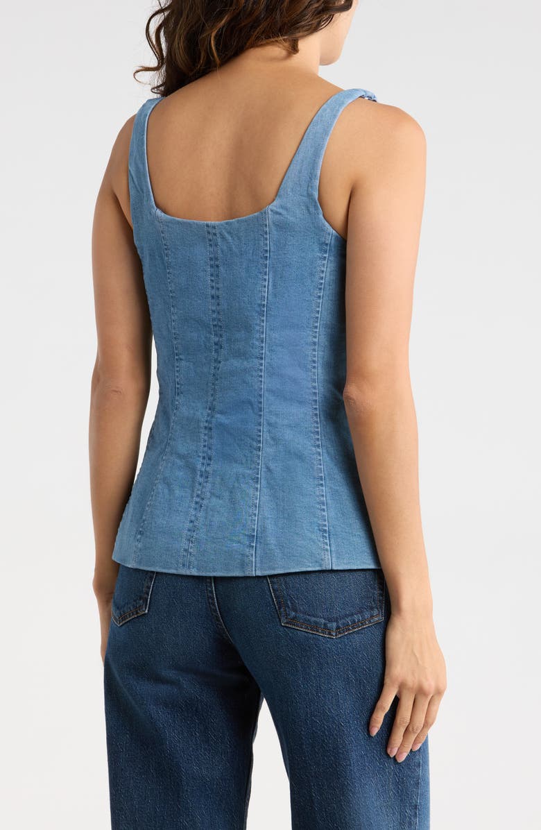 JASON WU Denim Vest, Alternate, color, Med Wash