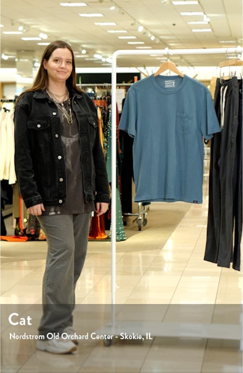 Sunwashed Pocket Organic Cotton T-Shirt, sales video thumbnail