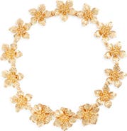 Kenneth Jay Lane Magnolia Flower Necklace