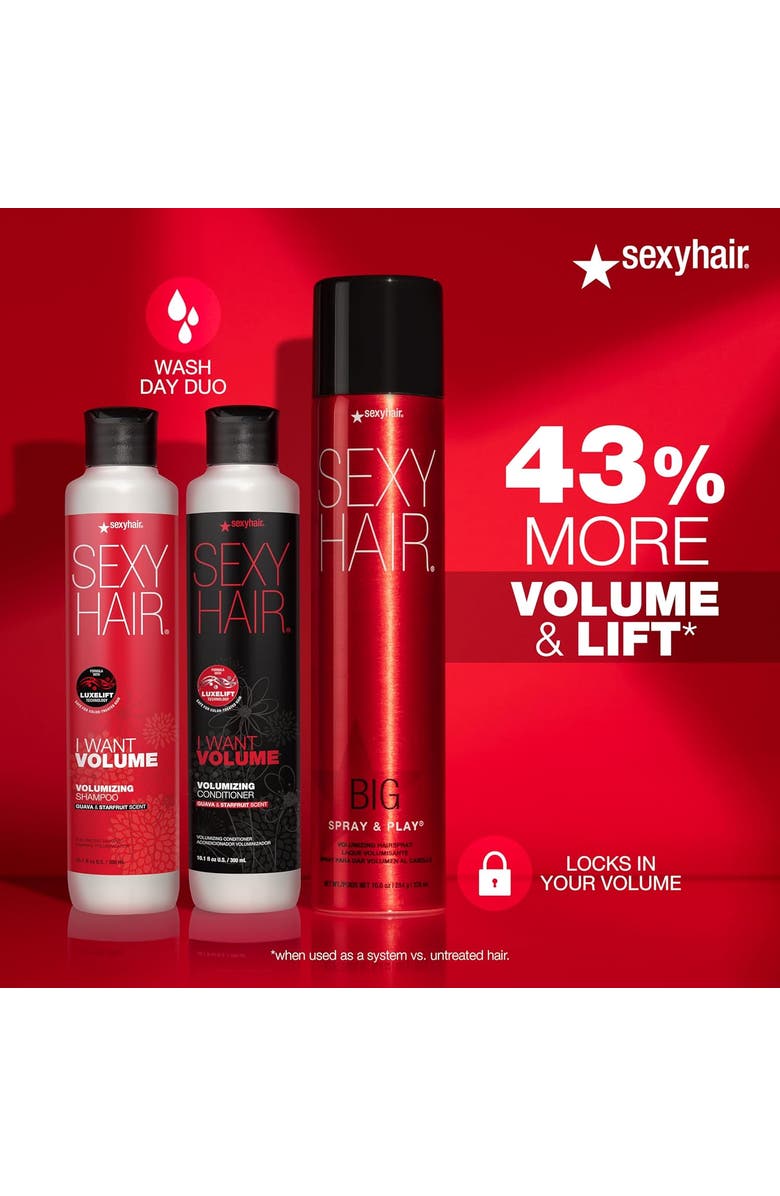 SEXY HAIR SexyHair Big Spray & Play Volumizing Hairspray 16 oz, Alternate, color, N/A