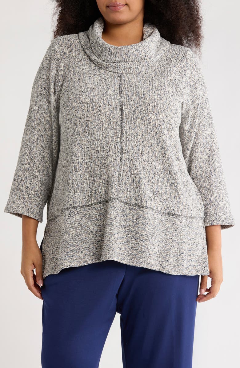 RUBY RD Space Dye Chenille Pullover Sweater, Main, color, 