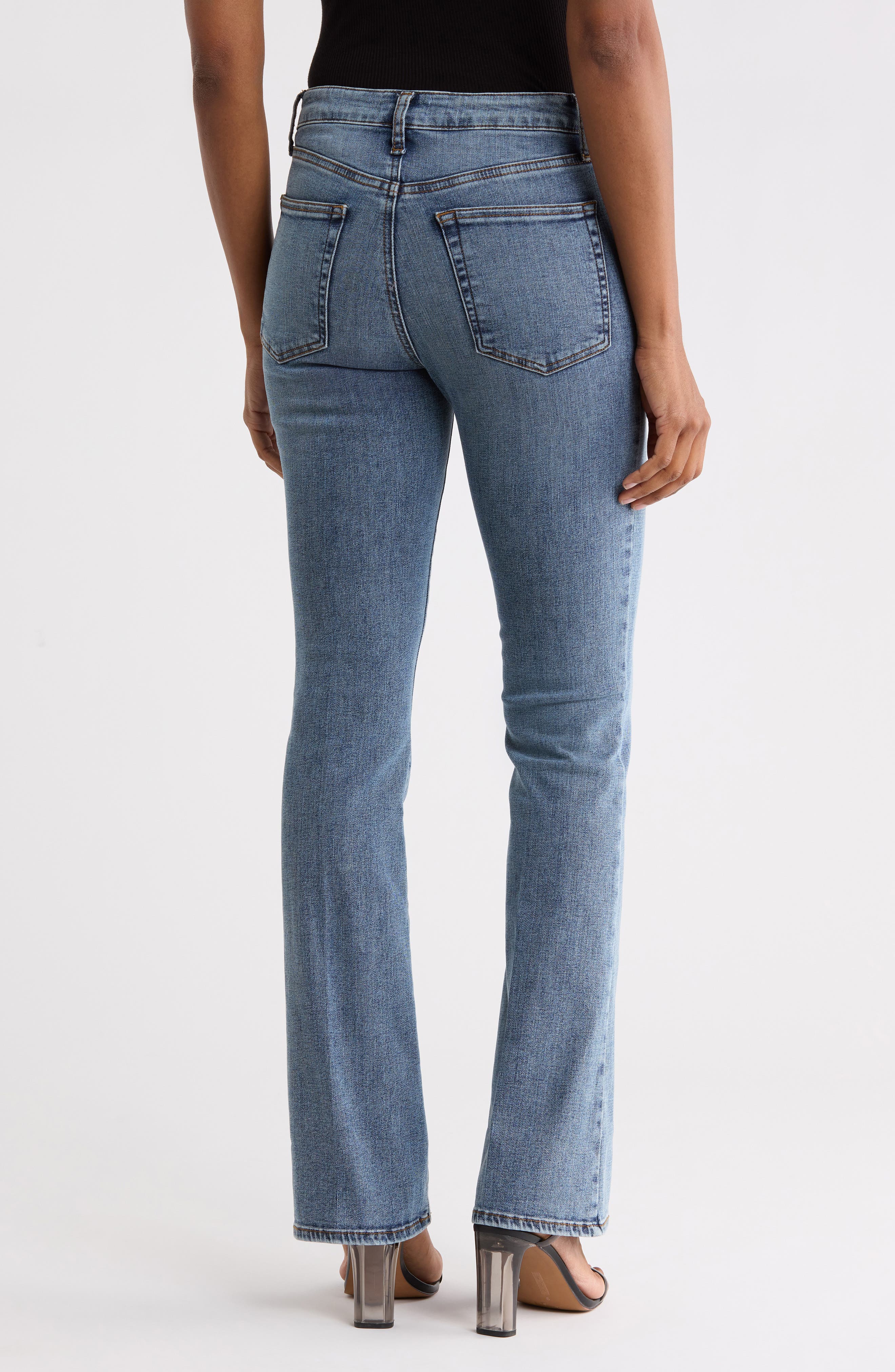 Le Mini Boot High Waist Bootcut Jeans