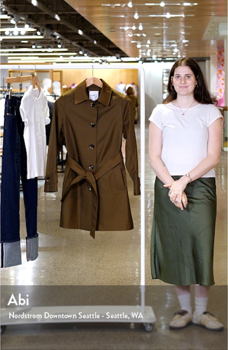 Trench Coat with Removable Hood, sales video thumbnail