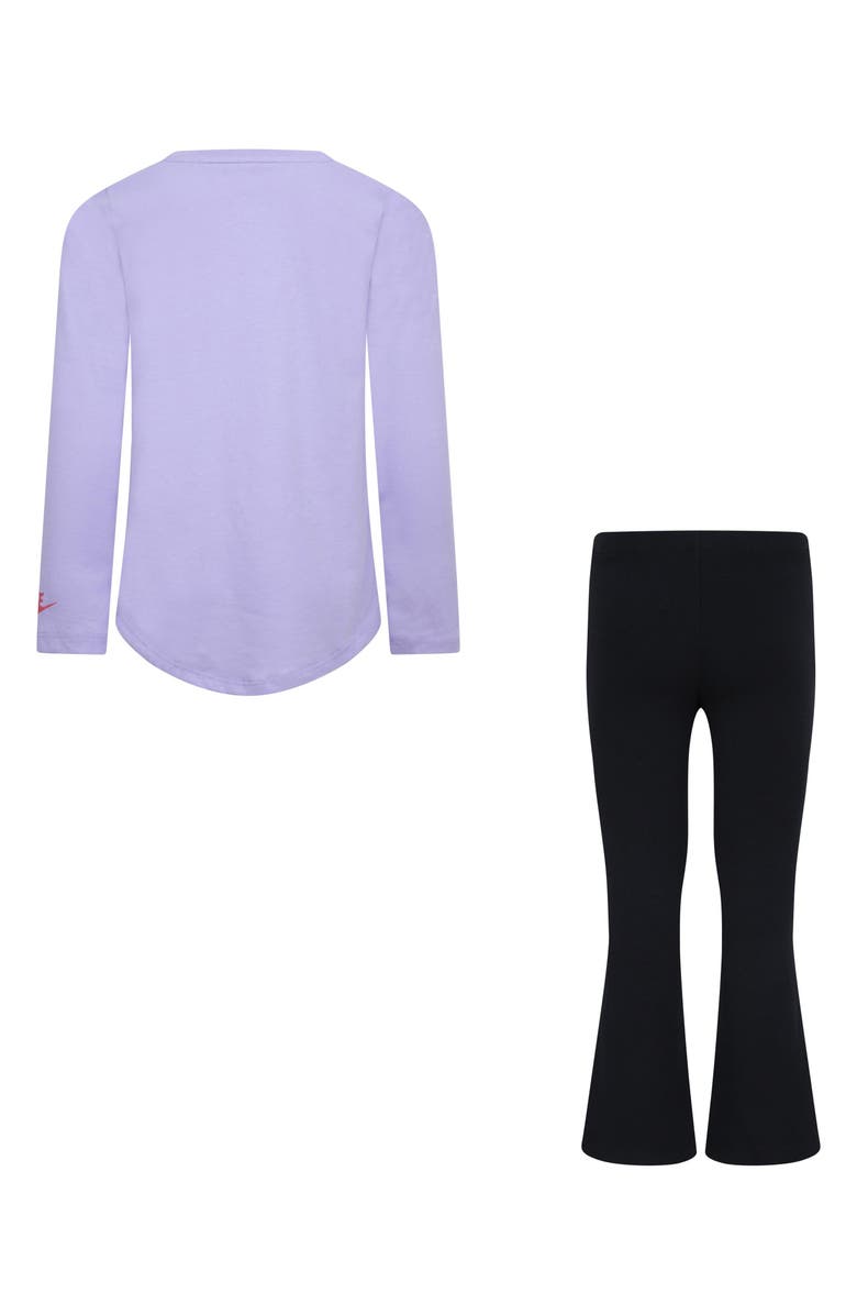 Nike Kids' Fresh Cut T-Shirt & Leggings Set, Alternate, color, Black