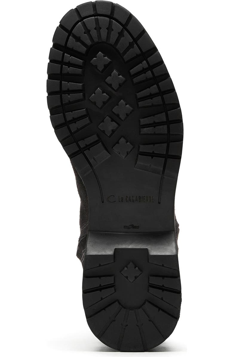 La Canadienne Hogan Waterproof Genuine Shearling Lined Boot, Alternate, color, Black Suede