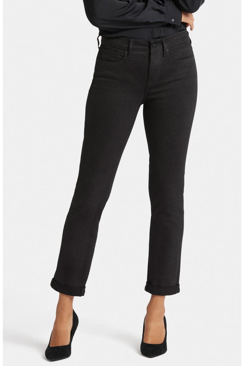 Sheri Cuff Ankle Slim Fit Jeans, Main, color, GLAMOROUS