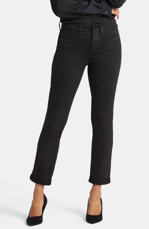 Sheri Cuff Ankle Slim Fit Jeans (Glamorous)