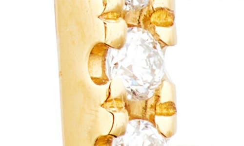 MARIA TASH MARIA TASH DIAMOND ETERNITY SINGLE BAR CHARM STUD EARRING 