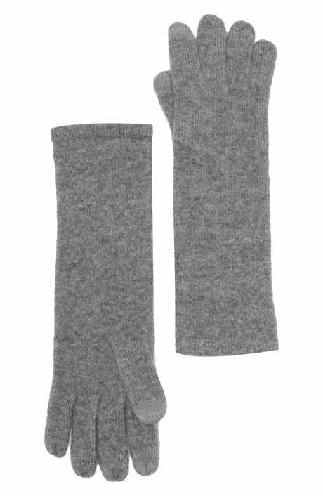 Sofia Cashmere Screen Knit Cashmere Gloves