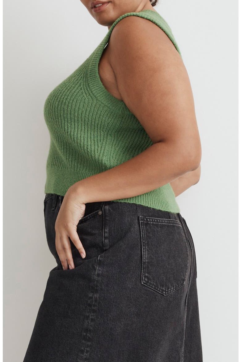 Romy Shrunken Sweater Vest, Alternate, color, GARNISH