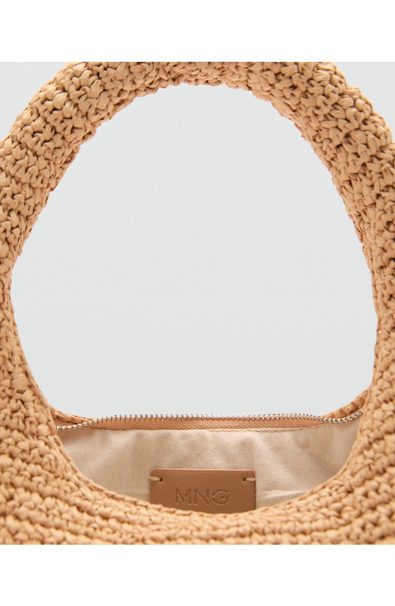 MANGO Straw Shoulder Bag, Alternate, color,