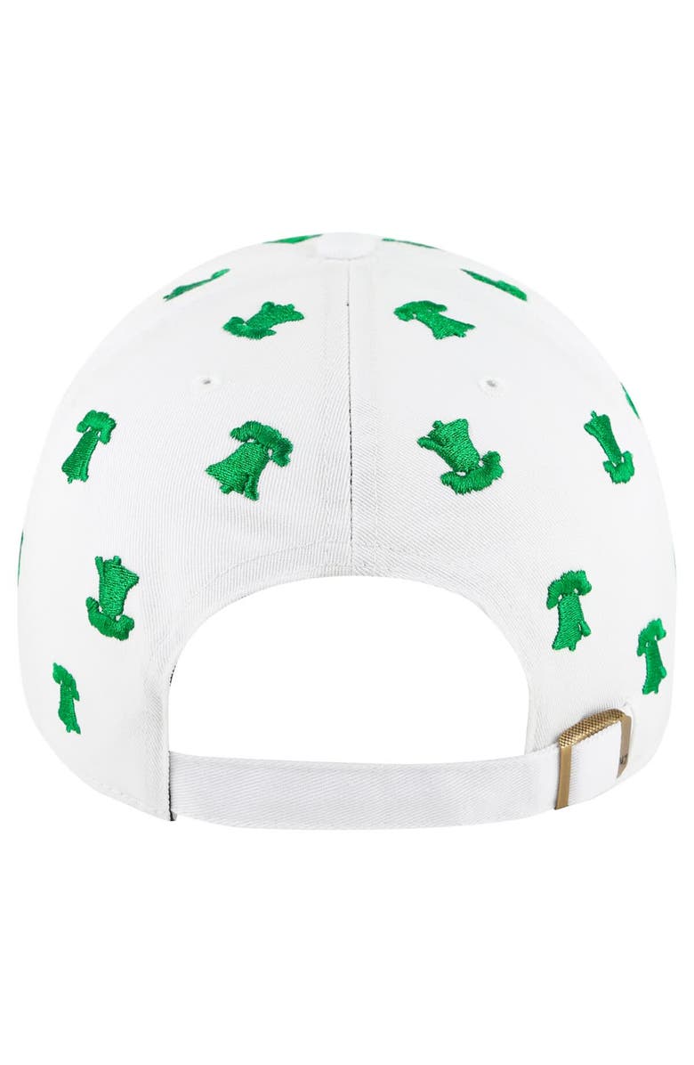 '47 Women's '47 White Philadelphia Eagles Confetti Clean Up Adjustable Hat, Alternate, color, White