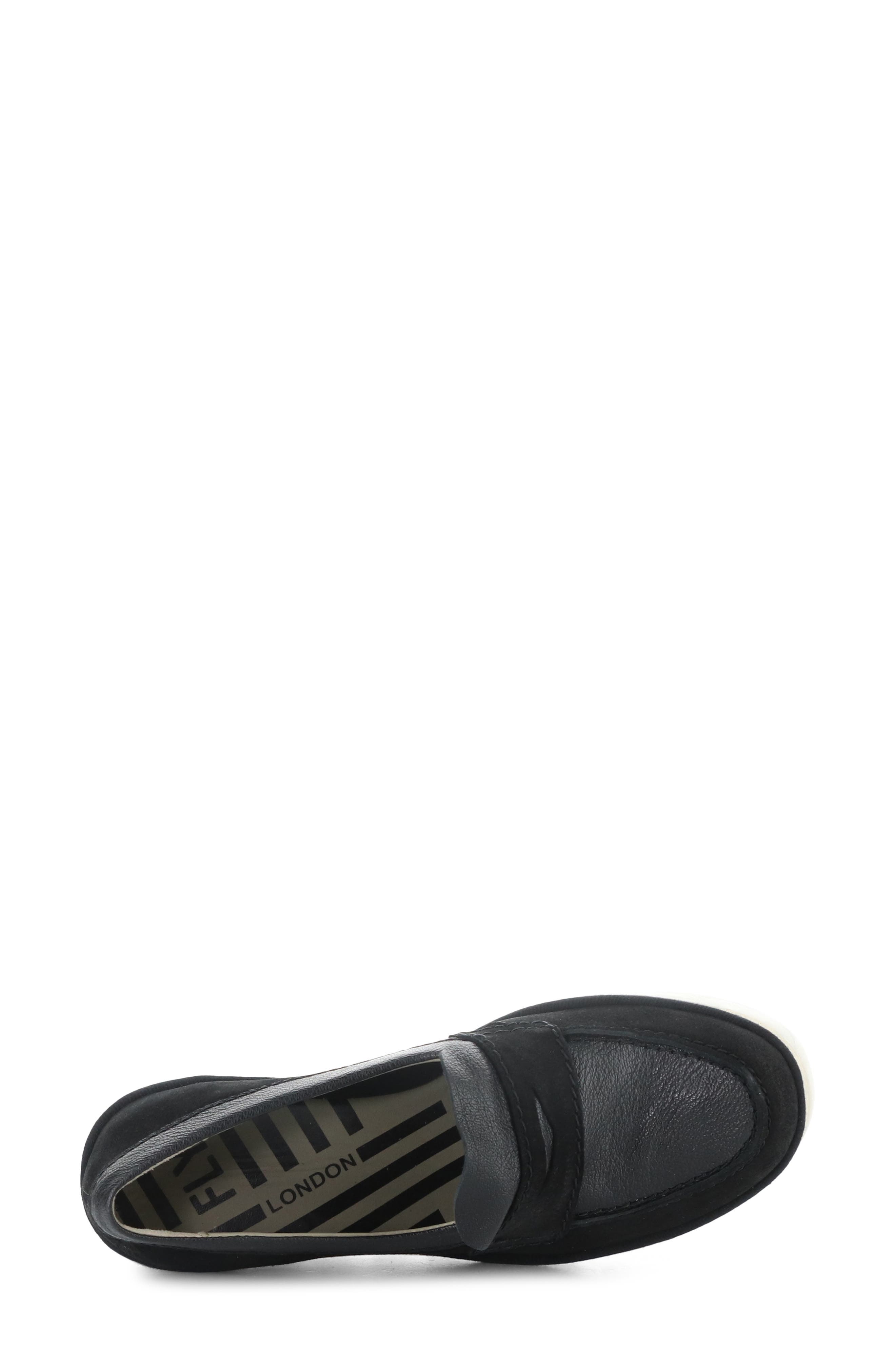 Fly London Bilz Platform Wedge Loafer, Alternate, color, 