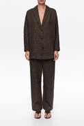 BIMBA Y LOLA Checked Straight-Leg Trousers