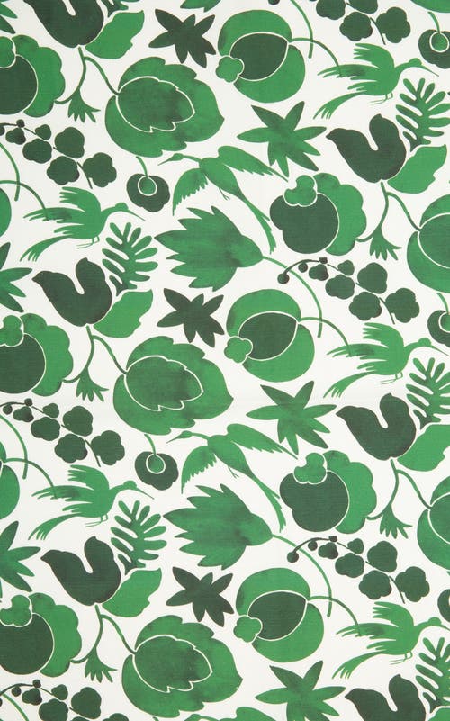 La Doublej Apron With Pocket In Wildbird Green