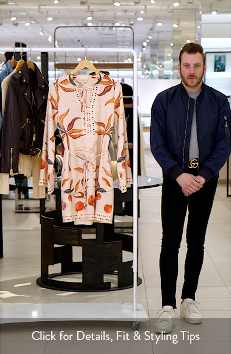 Mariam Print Long Sleeve Dress, sales video thumbnail