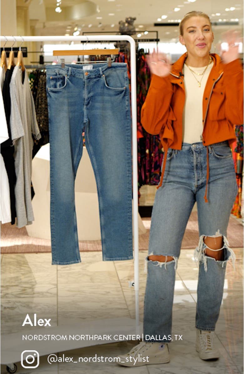 Stretch Slim Leg Jeans, sales video thumbnail