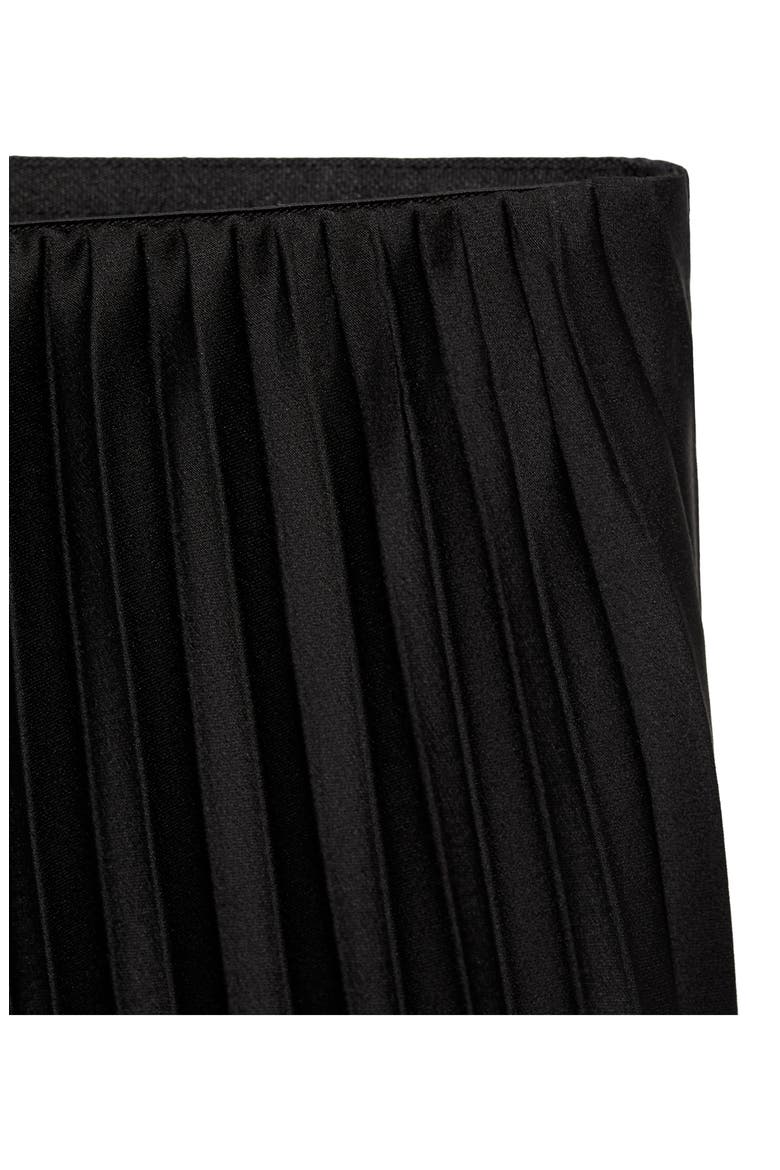 Pleated Maxi Skirt, Alternate, color, BLACK