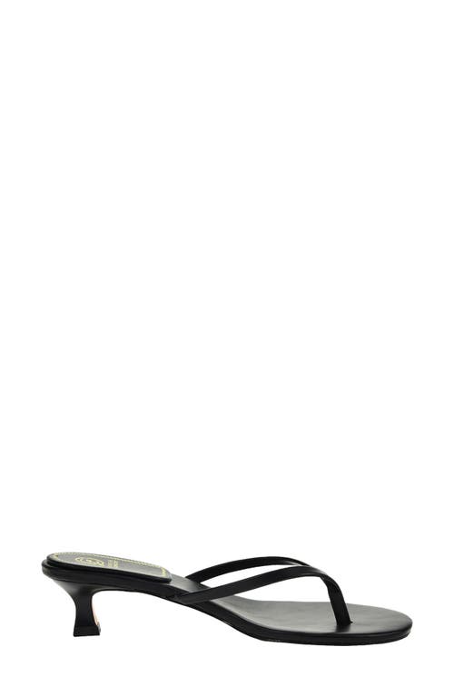 Chinese Laundry Brissa Kitten Heel Flip Flop In Black