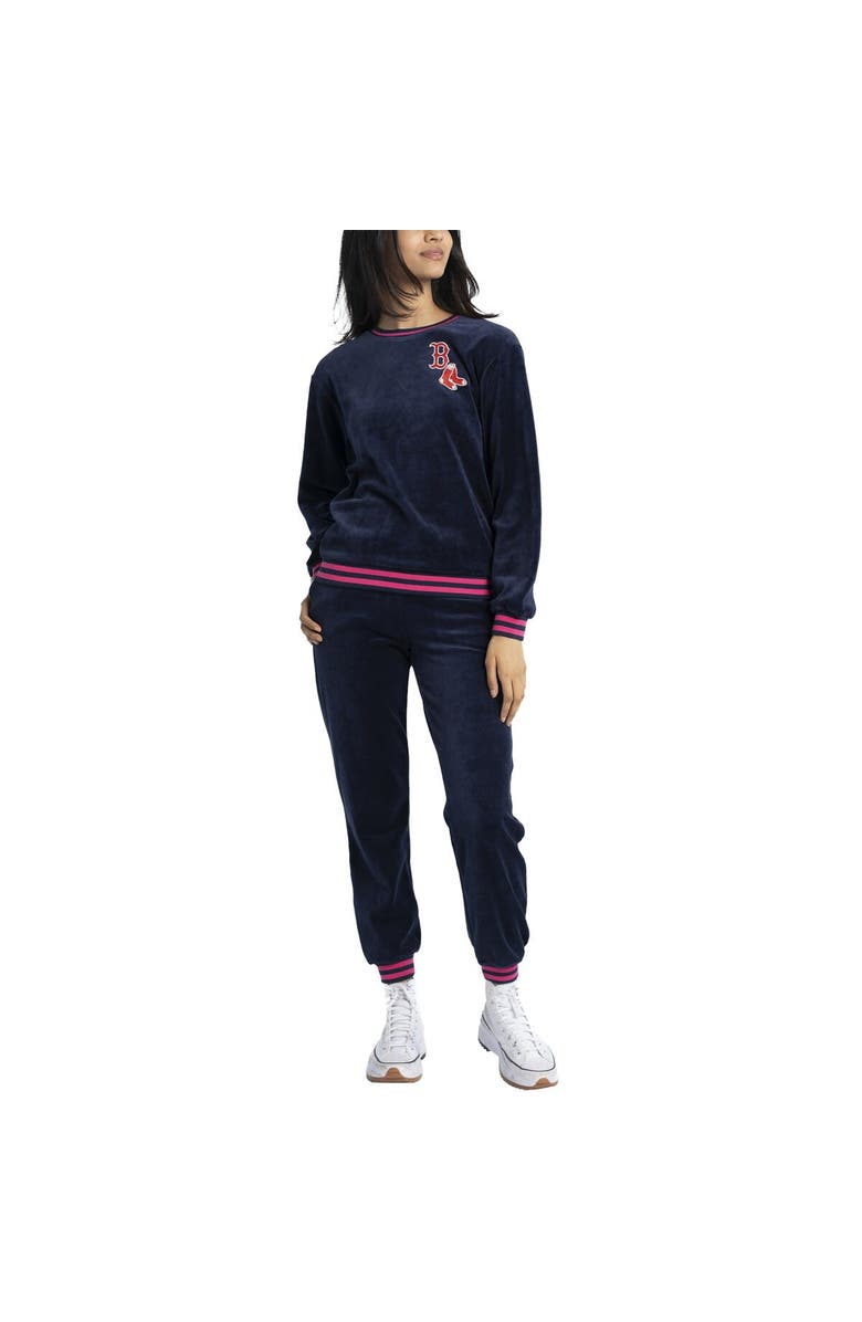 LUSSO Womens Lusso  Navy Boston Red Sox Neely Naveen Set, Main, color, Navy