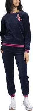 LUSSO Womens Lusso Navy Boston Red Sox Neely Naveen Set