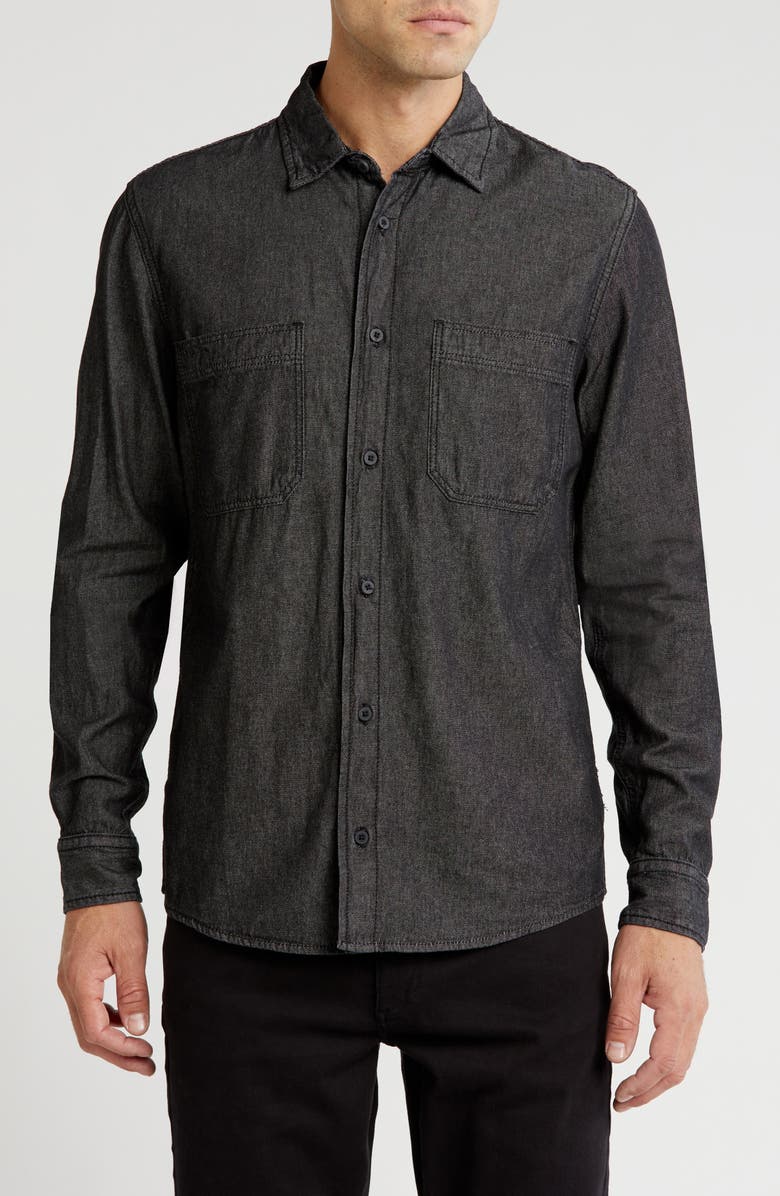 Joe's Denim Button-Up Shirt, Main, color, 