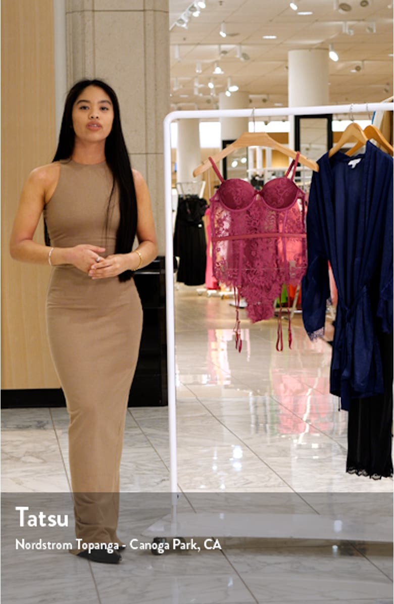 Lace Underwire Bustier & Tanga Set, sales video thumbnail