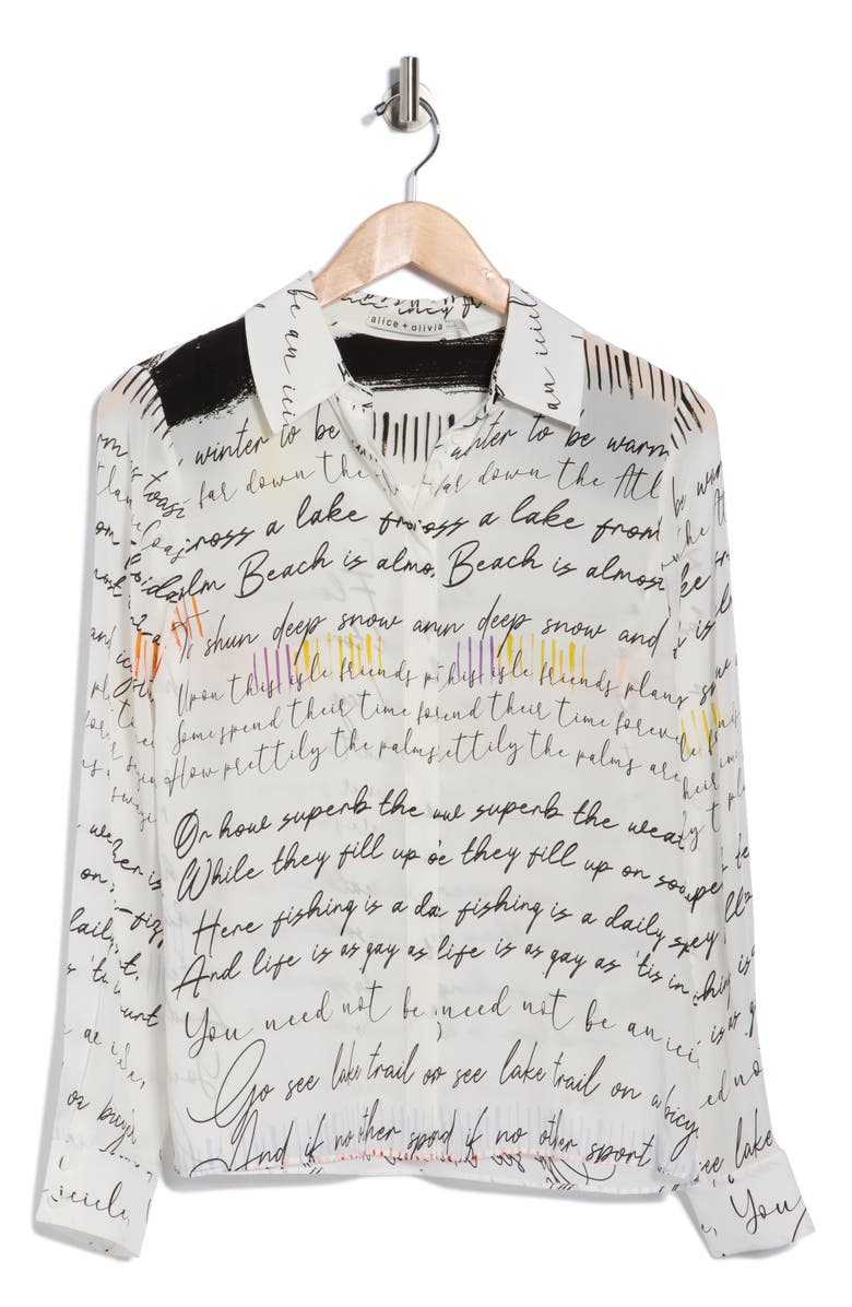 Willa Silk Hidden Placket Top