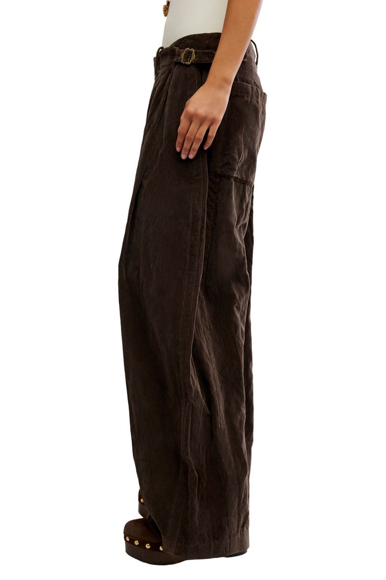 Holding Onto This Velvet Pants, Alternate, color, BROWN