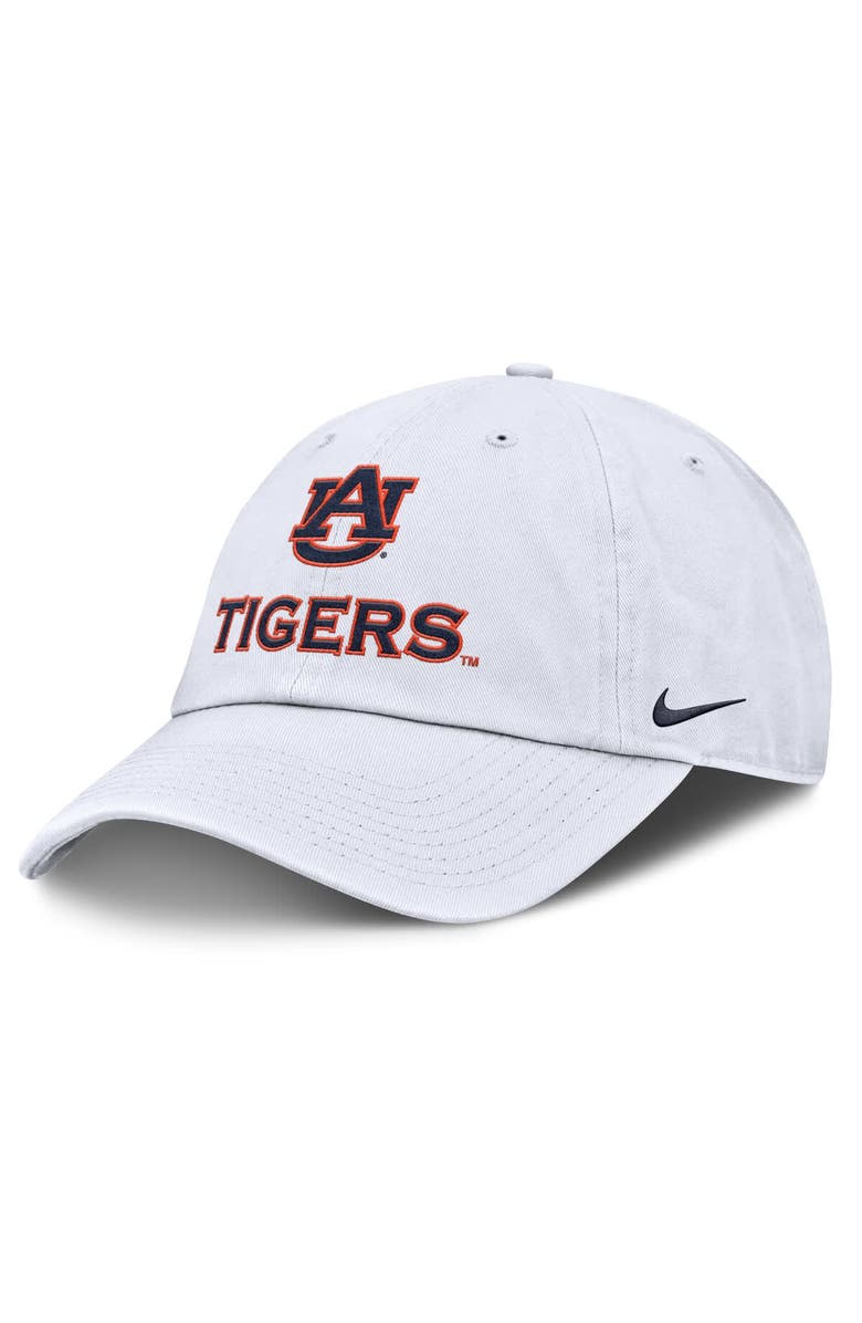 Nike Men's Nike White Auburn Tigers 2025 Sideline Club Adjustable Hat, Alternate, color, 