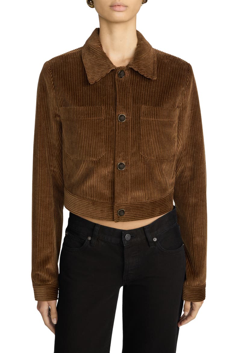 The Small Corduroy Jacket, Main, color, HAZELNUT